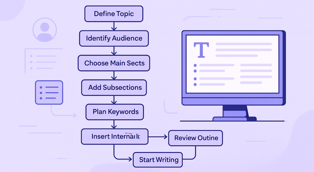 how to create blog outline