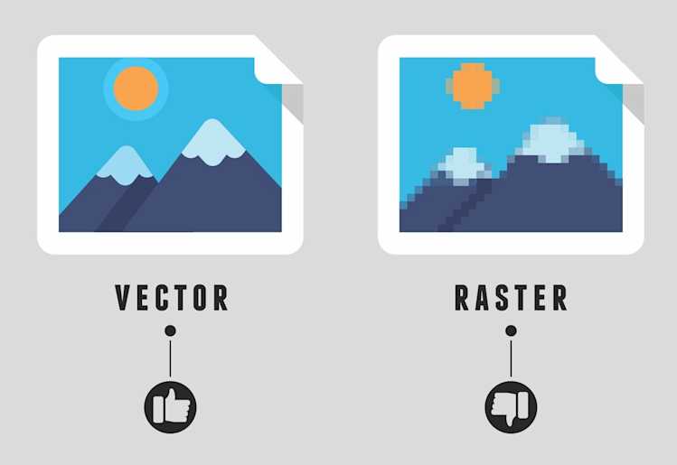 vector graphics vs raster graphics