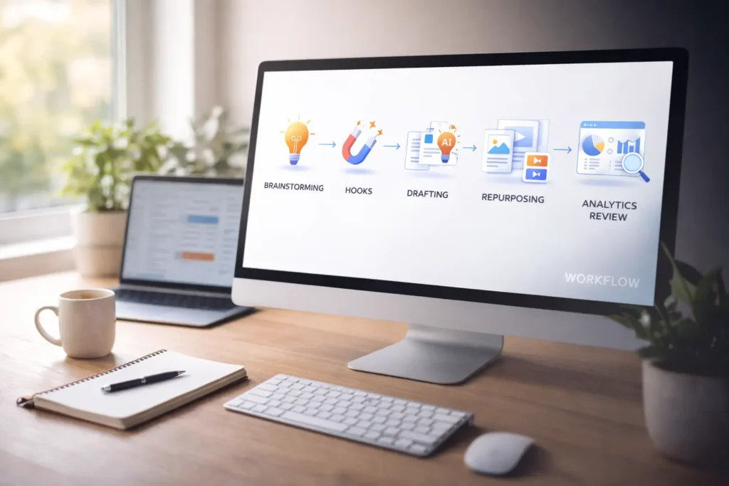 AI Social Media Content: Beginner Guide to Better Posts + Faster Growth 1 AI social media tools