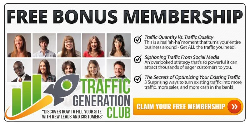 Traffic Generation Club bonus (The Click Engine)