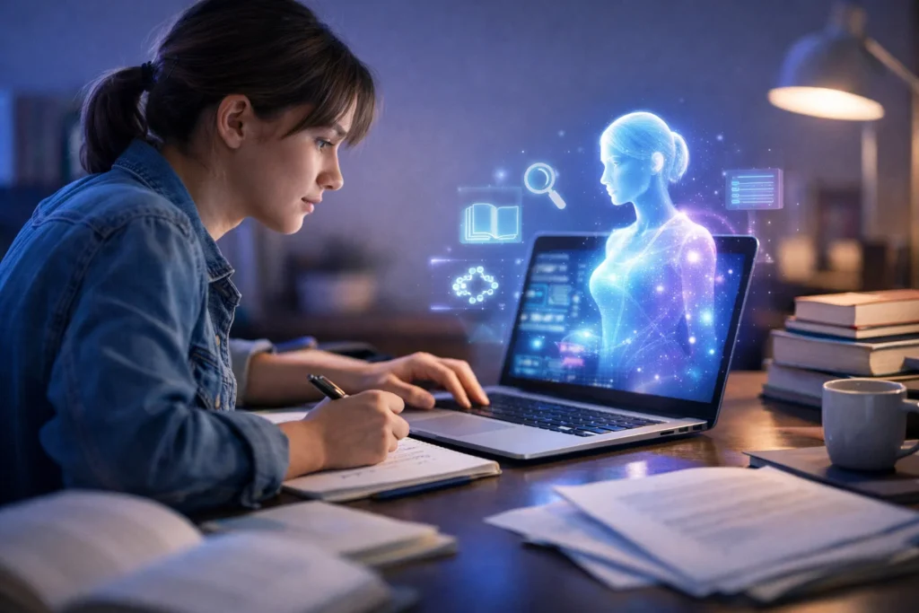 Students Use AI for Study