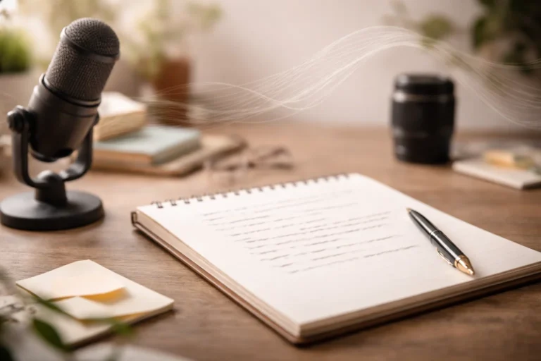 Creator workspace showing script planning and content setup