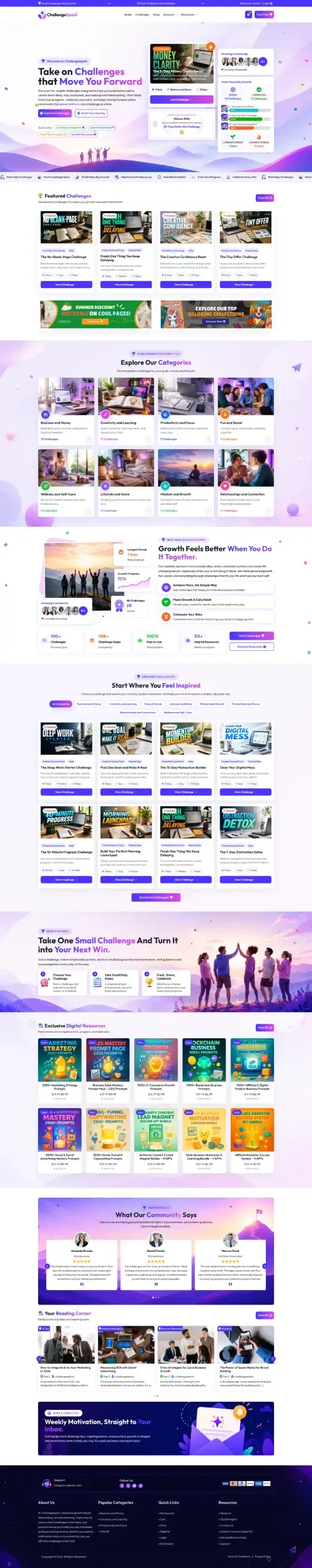 Challenge Profits Fortune Review 2026: Is This DFY Challenge Platform Worth It? 2 Challenge Profits Fortune homepage screenshot