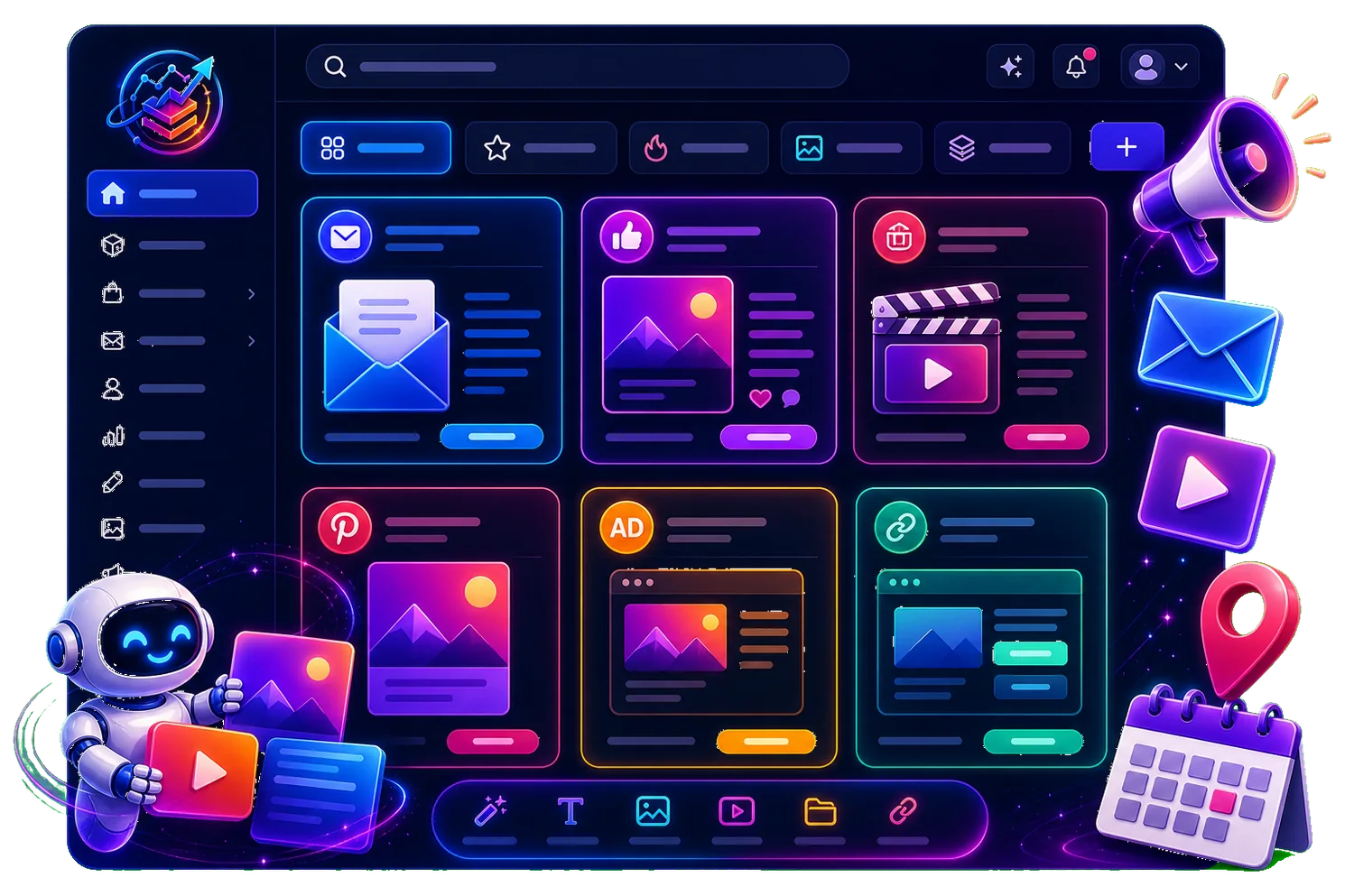 Digital Profit Stack AI Review: I Tested It for 7 Days (My Honest Take) 5 Digital Profit Stack AI promotion studio generating emails ads social posts and Pinterest pins
